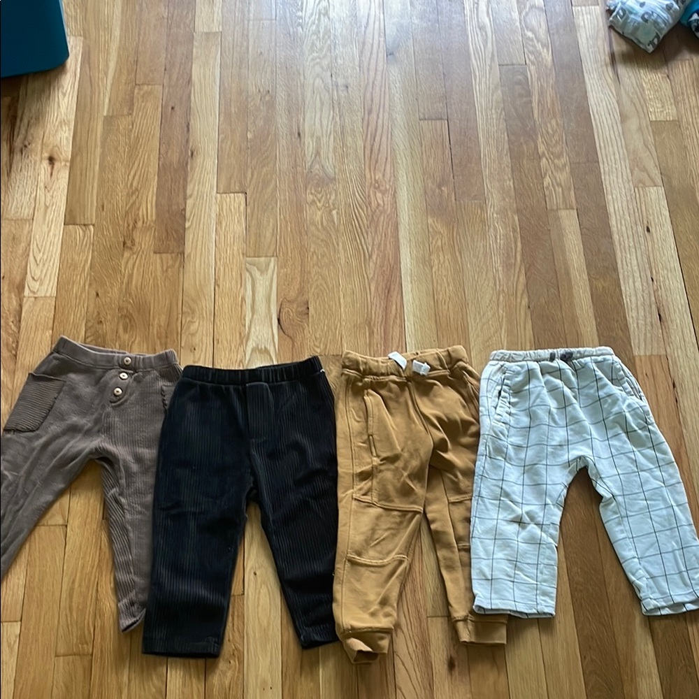 Zara Stylish Kids Bottoms Set - Brown, Black, Tan, White